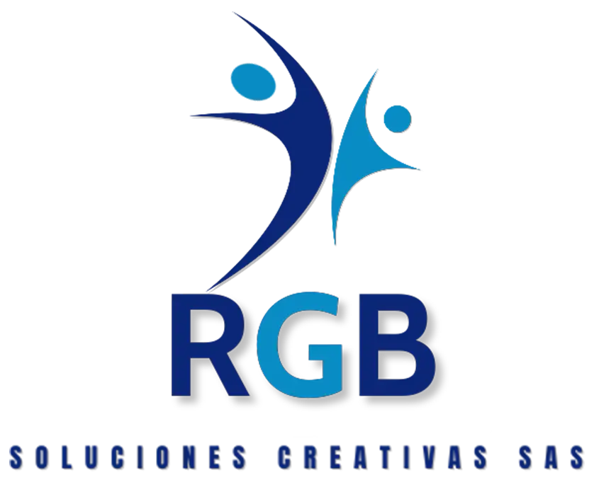 RGB soluciones creativas logo blue
